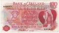 Bank Of Ireland Higher Values 100 Pounds, from 1974